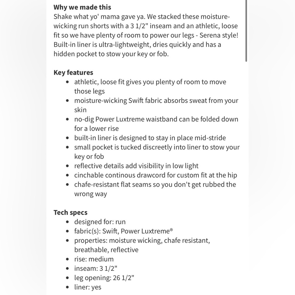 Lululemon Run: Pace Short- Pop Orange/Wagon Stripe Pop Orange/ Size 6 (FLAWED) - Picture 11 of 11